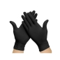 Guantes de nitrilo, SENSITIVE, s/polvo, ambidiestro, color negro, 3,5 gr, AQL 1.5