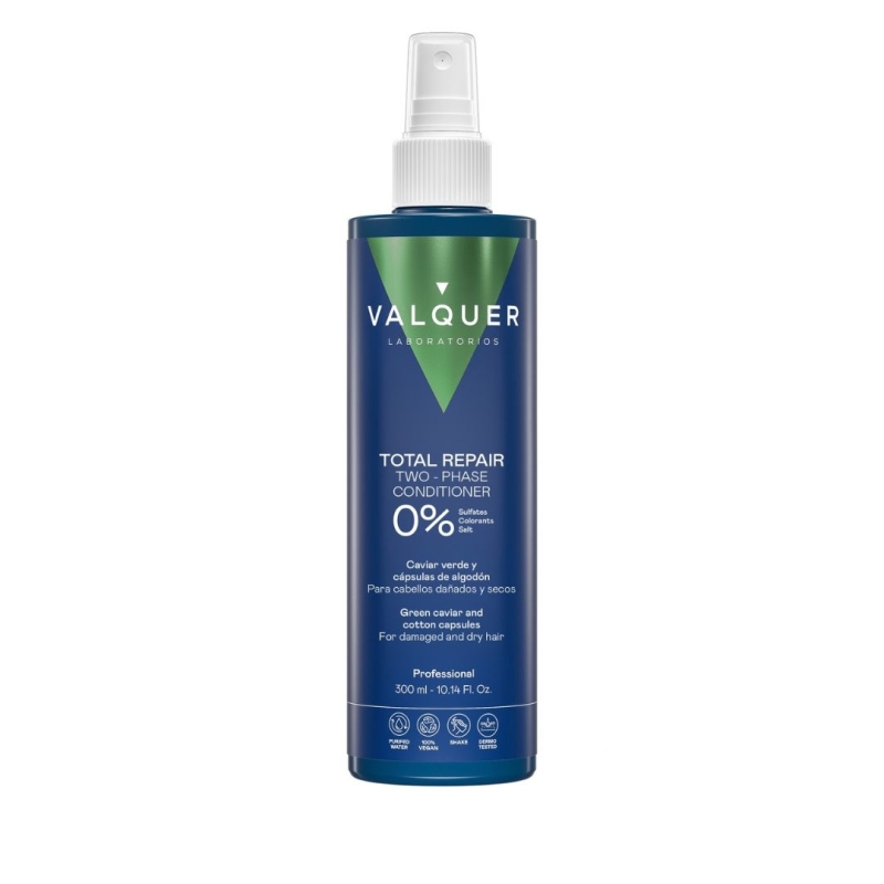 Acondicionador Bifásico Reparación Total Cabellos Dañados - Valquer (300 ml)
