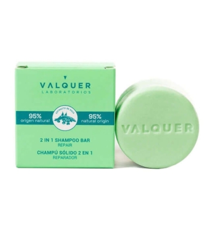 Champú Sólido 2 en 1 Reparador - Valquer (70 g)