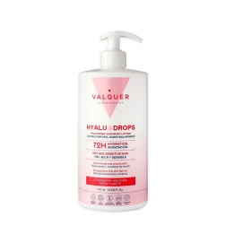 Valquer Hyaludrops Loción Corporal Fresa y Karité – Hidratación 72H - 700 ml