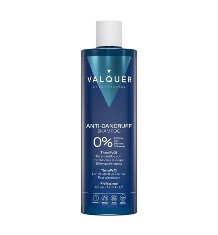 Champú Anticaspa - 0% Sin Sulfatos ni sal - Valquer (400 ml)