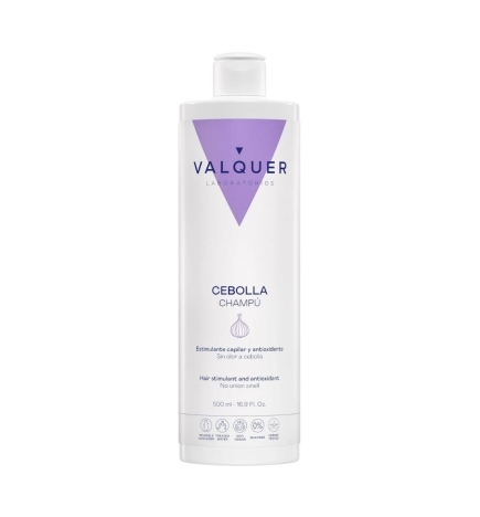 Champú de Cebolla - Revitalizante, antioxidante y purificante - Valquer (500 ml)