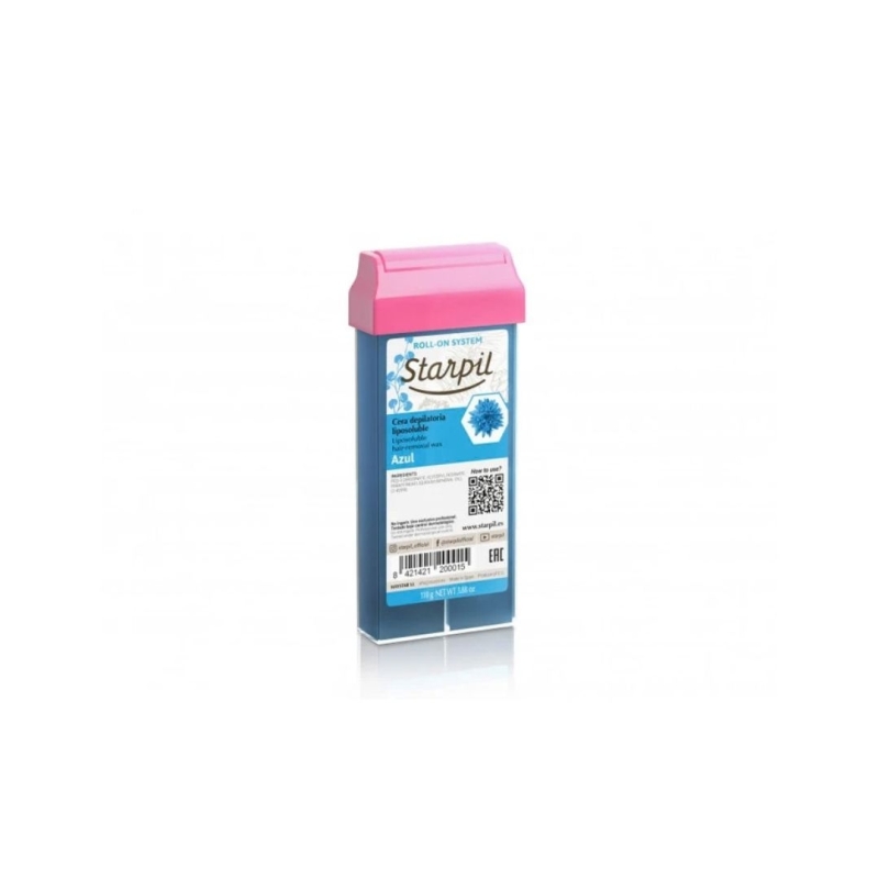 Cera depilatoria Roll-on. Azul (110 g) - Starpil