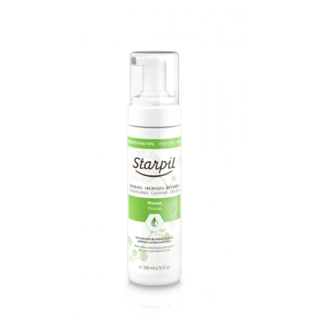 Mousse post epil con extracto de melón, centella asiática y aceites esenciales (200 ml). Retardante - Starpil