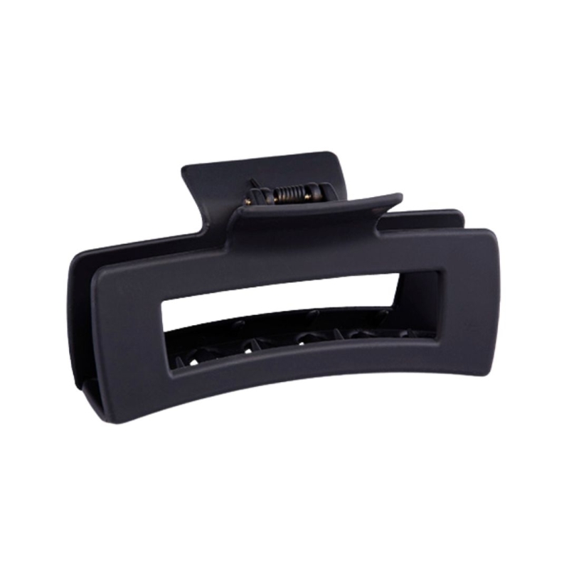 Pinza rectangular mediana lia acabado mate - negro - Bifull