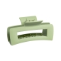 Pinza rectangular mediana lia acabado mate - verde - Bifull