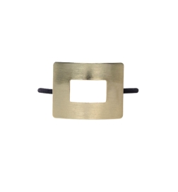 Coletero con accesorio dorado rectangular - Bifull