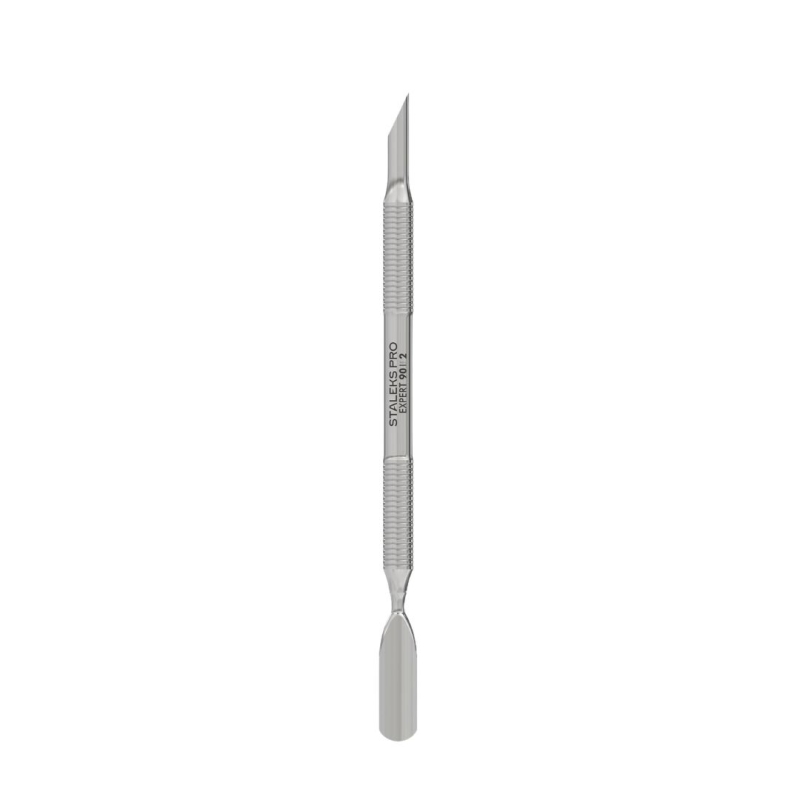 Empujador de manicura EXPERT 90 TIPO 2 (palito de naranjo y espatula ancha redondeada)