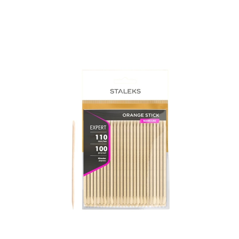 Palito de naranjo de madera para manicura  EEXPERT 110 mm (100 unid.)