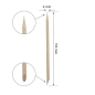 Palito de naranjo de madera para manicura  EEXPERT 110 mm (100 unid.)