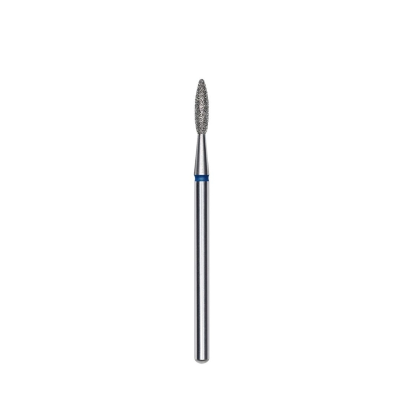 Fresa diamantada para piel "llama" azul EXPERT diámetro 2,1 mm/ parte útil 8 mm (divisible por 10)