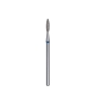 Fresa diamantada para piel "llama" azul EXPERT diámetro 2,1 mm/ parte útil 8 mm (divisible por 10)