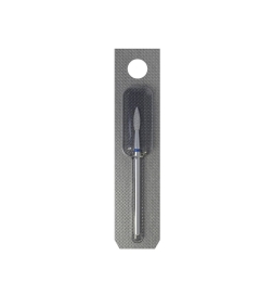 Fresa diamantada para piel "llama" afilada azul EXPERT diámetro 2,1 mm/ parte útil 8 mm (divisible por 10)