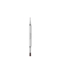 Pincel de doble punta Exclusive blanco para gel 10 mm / para gel 10 mm