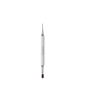Pincel de doble punta Exclusive blanco para gel 11 mm / alargado 12 mm