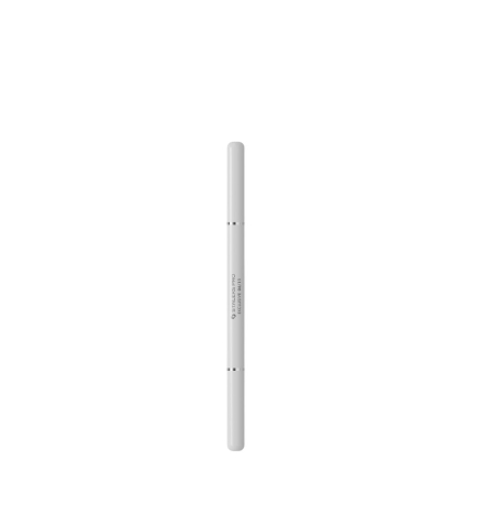 Pincel de doble punta Exclusive blanco para gel 11 mm / alargado 12 mm