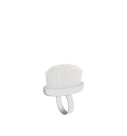 Cepillo de manicura Expert 03 para eliminar el polvo_ con mango de anillo, mini (10 uds.)
