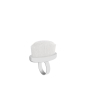 Cepillo de manicura Expert 03 para eliminar el polvo_ con mango de anillo, mini (10 uds.)