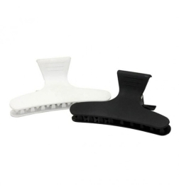 Pinzas grapas blancas y negras 12 unds - Bifull
