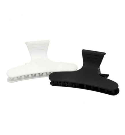 Pinzas grapas blancas y negras 12 unds - Bifull