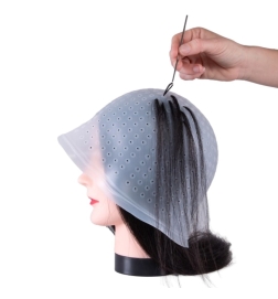Gorro mechas transparente puntos - Bifull