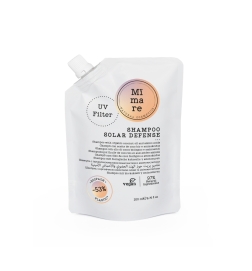 Champú solar defense. Elimina cloro, sal y arena, cuidando la hidratación y el brillo natural - Mimare (200 ml)