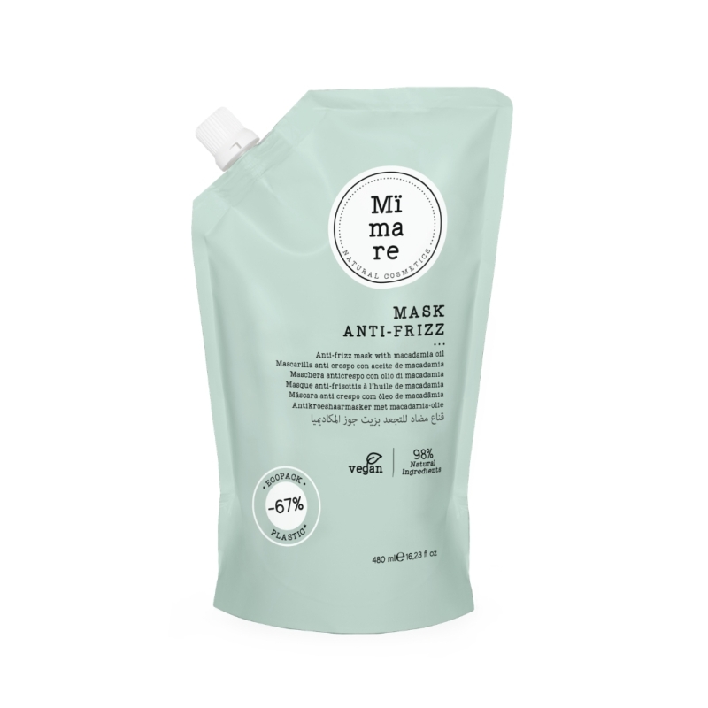 Mascarilla disciplinante anti-frizz - Mimare (200 ml - 480 ml)