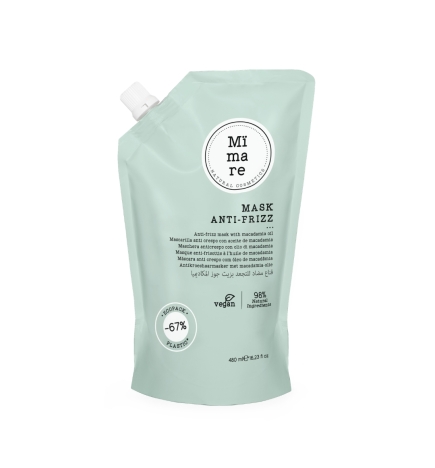 Mascarilla disciplinante anti-frizz - Mimare (200 ml - 480 ml)