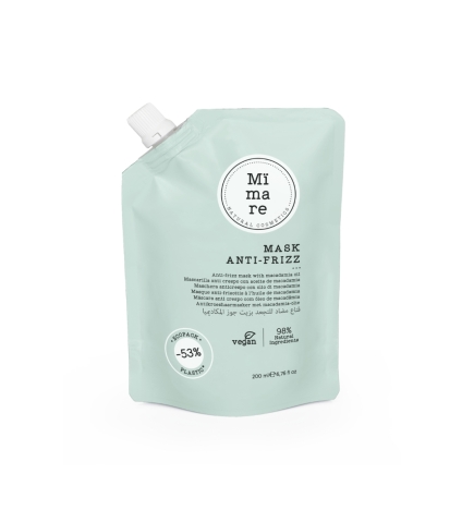 Mascarilla disciplinante anti-frizz - Mimare (200 ml - 480 ml)
