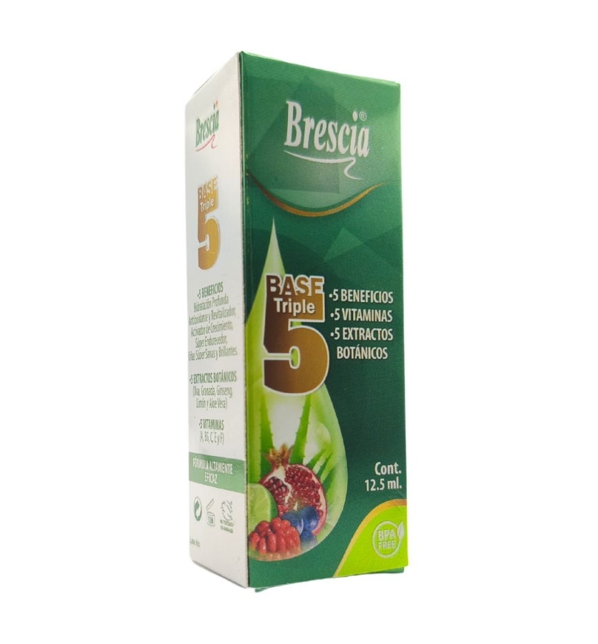 Base tratamiento de uñas nutritiva triple 5 Brescia. 12,5ml