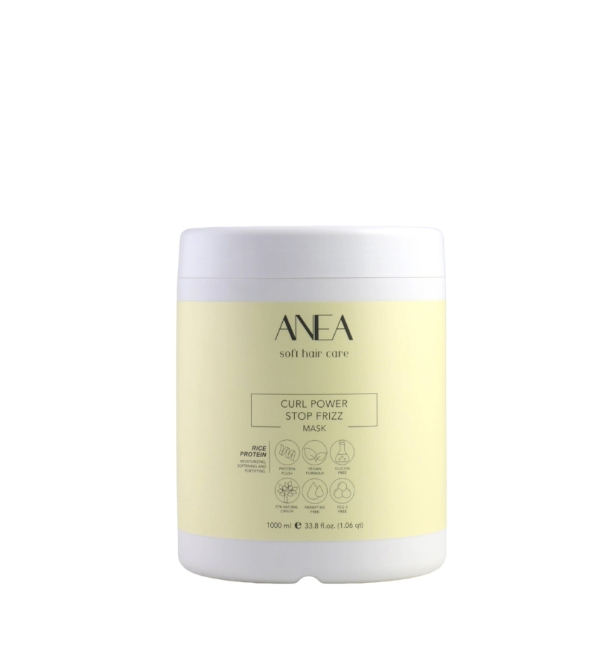 Mascarilla potenciadora de rizos (stop frizz) - Anea Techline (450 ml - 1000 ml)