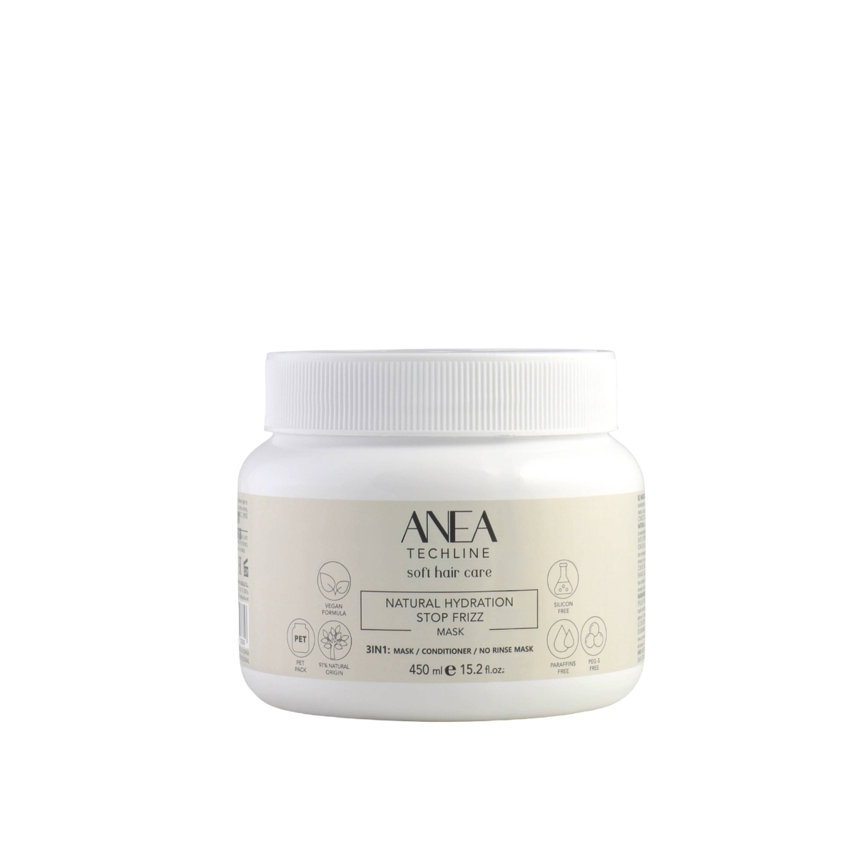 Mascarilla hidratación natural (stop frizz) - Anea Techline (450 ml - 1000 ml) Mascarilla hidratación natural (stop frizz) - Anea Techline (450 ml - 1000 ml)