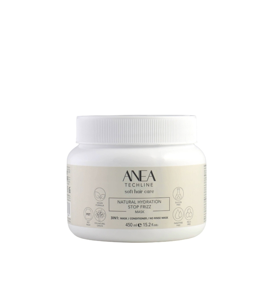 Mascarilla hidratación natural (stop frizz) - Anea Techline (450 ml - 1000 ml)