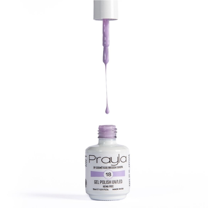 Gel polish UV/LED 18, hema free - Prayla (15 ml)