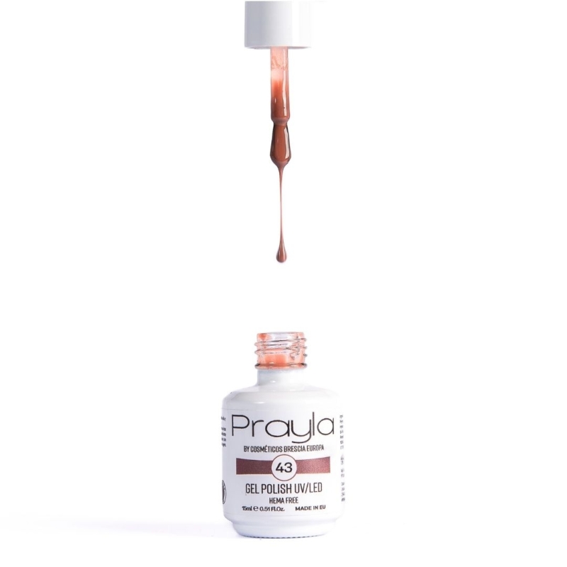 Gel polish UV/LED 43, hema free - Prayla (15 ml) Gel polish UV/LED 43, hema free - Prayla (15 ml)