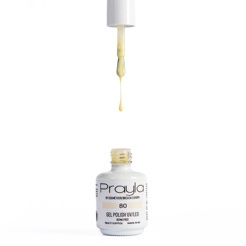 Gel polish UV/LED 80, hema free - Prayla (15 ml) Gel polish UV/LED 80, hema free - Prayla (15 ml)