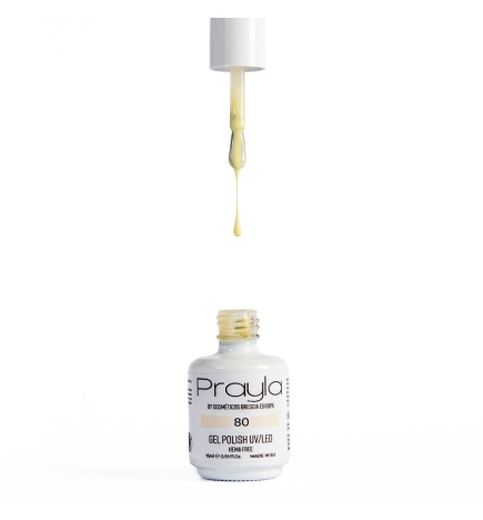 Gel polish UV/LED 80, hema free - Prayla (15 ml)