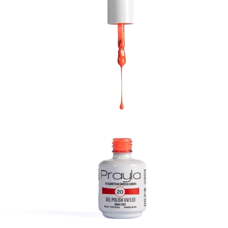 Gel polish UV/LED 20, hema free - Prayla (15 ml) Gel polish UV/LED 20, hema free - Prayla (15 ml)