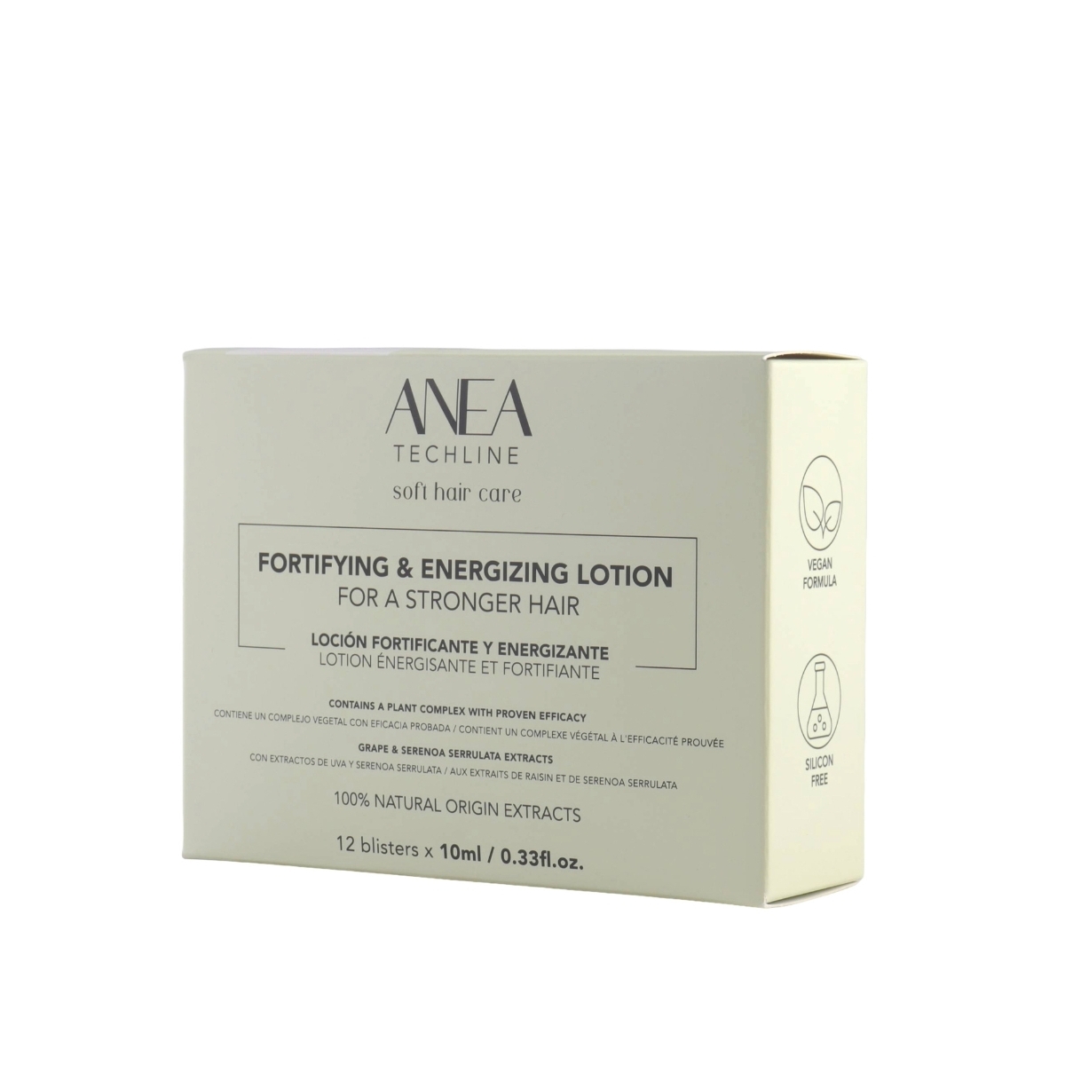 Loción fortificante anticaída - Anea Techline (12 uds/estuche) Loción fortificante anticaída - Anea Techline (12 uds/estuche)