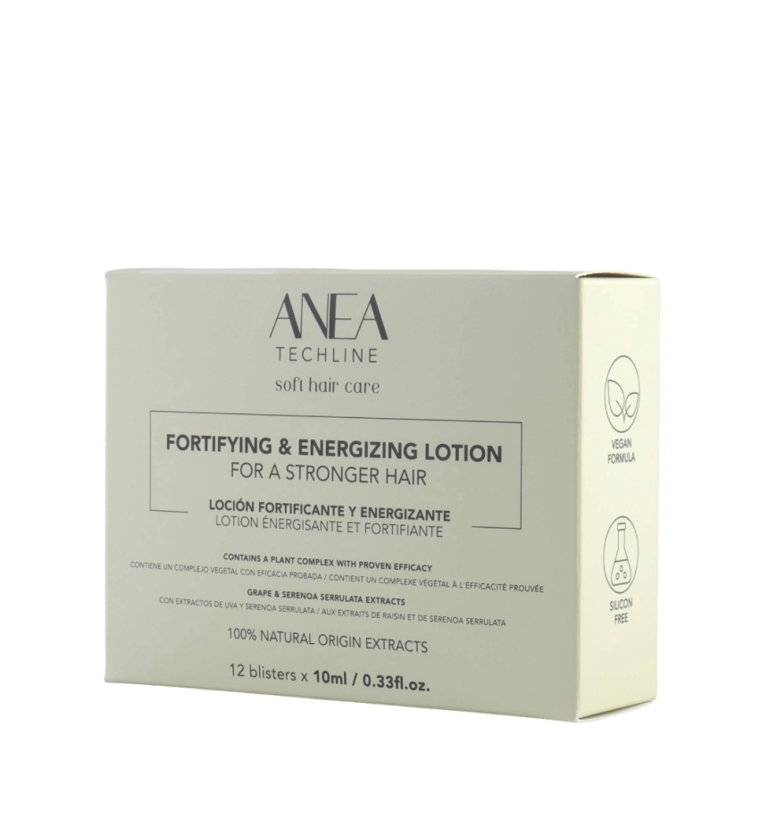 Loción fortificante anticaída - Anea Techline (12 uds/estuche)