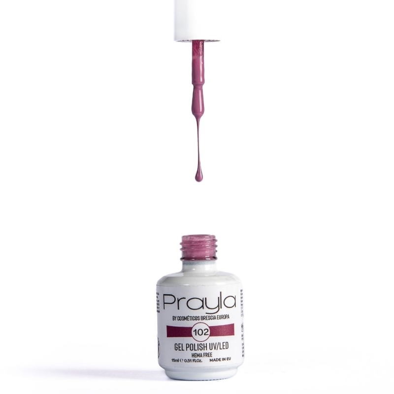 Gel polish UV/LED 102, hema free - Prayla (15 ml)