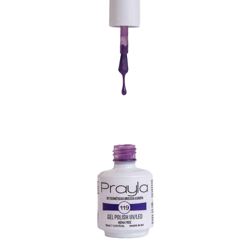 Gel polish UV/LED 119, hema free - Prayla (15 ml)