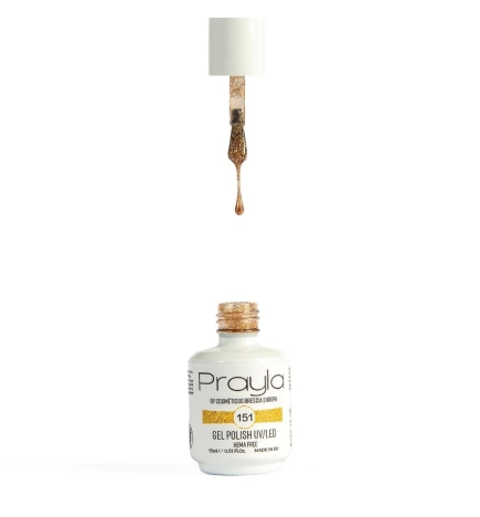 Gel polish UV/LED 151, hema free - Prayla (15 ml)