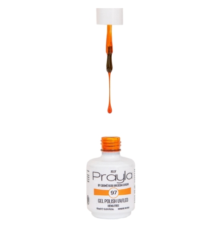 Gel polish UV/LED 97 (jelly), hema free - Prayla (15 ml)
