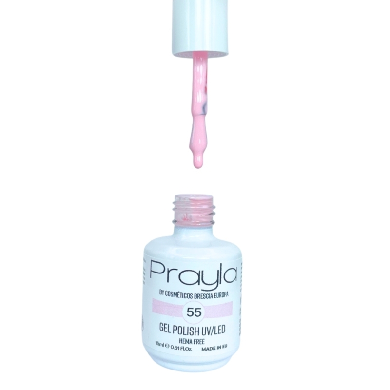 Gel polish UV/LED 55, hema free - Prayla (15 ml) Gel polish UV/LED 55, hema free - Prayla (15 ml)