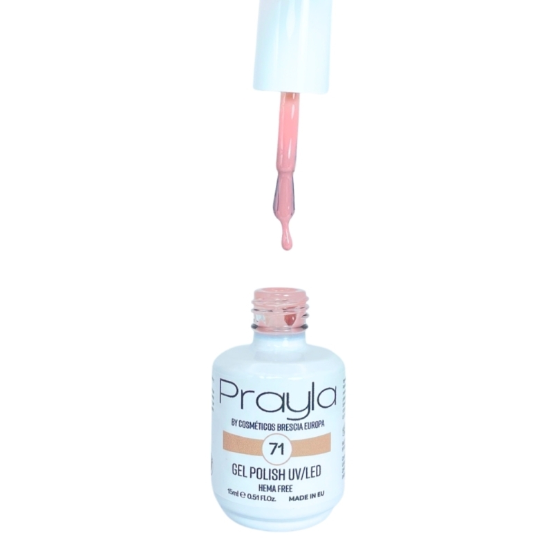 Gel polish UV/LED 71, hema free - Prayla (15 ml) Gel polish UV/LED 71, hema free - Prayla (15 ml)