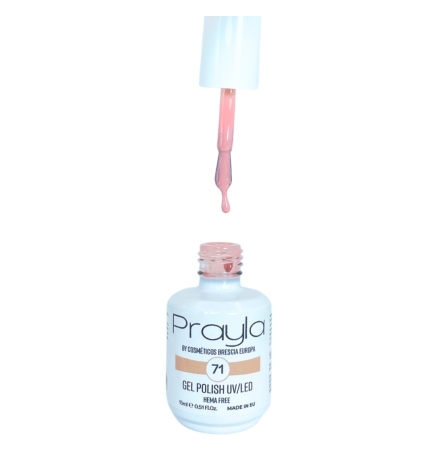 Gel polish UV/LED 71, hema free - Prayla (15 ml)