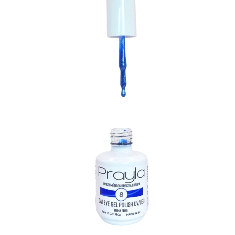 Cat eye - Gel polish UV/LED 8, hema free - Prayla (15 ml) Cat eye - Gel polish UV/LED 8, hema free - Prayla (15 ml)