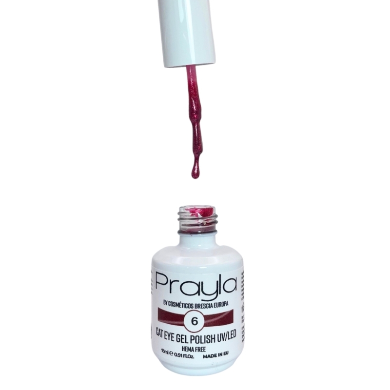 Cat eye - Gel polish UV/LED 6, hema free - Prayla (15 ml) Cat eye - Gel polish UV/LED 6, hema free - Prayla (15 ml)