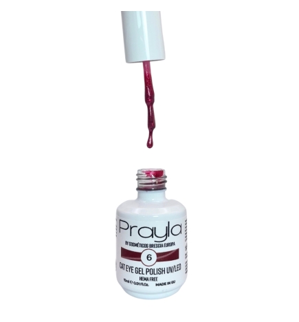 Cat eye - Gel polish UV/LED 6, hema free - Prayla (15 ml)